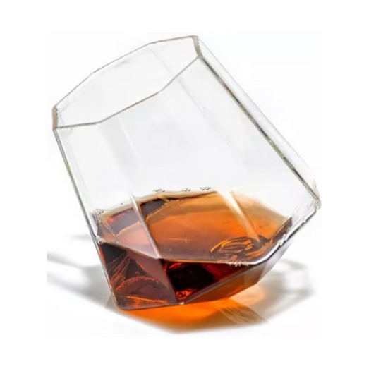 Copo Para Whisky Premium Diamante De Vidro - 300ml