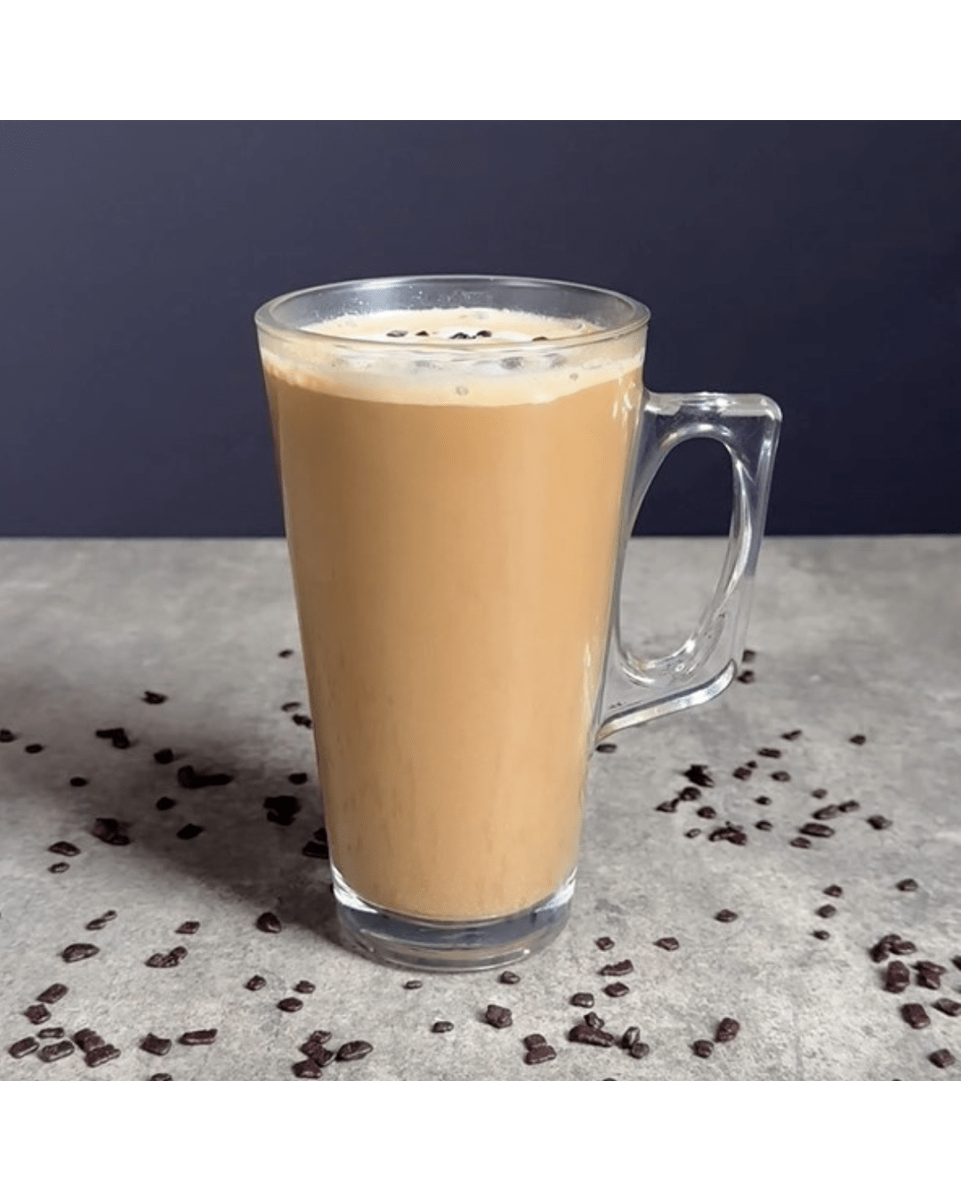 Jogo 6 Canecas Vidro Estilo Vela para Cappuccino – 350ml