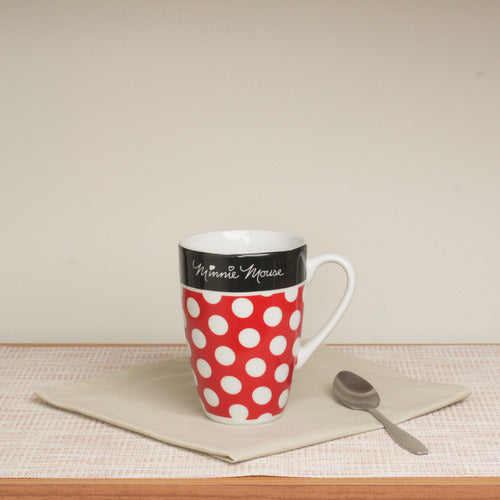 Caneca Porcelana Roupa Da Minnie 350ml Licenciada Disney