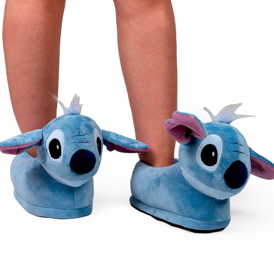 Pantufa Stitch Pelúcia Infantil - Original Disney