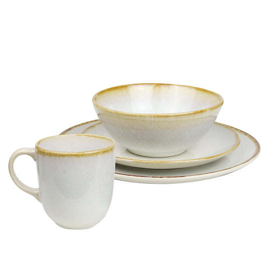 JOGO DE JANTAR BRAVA AREIA DE CERÂMICA 16PCS