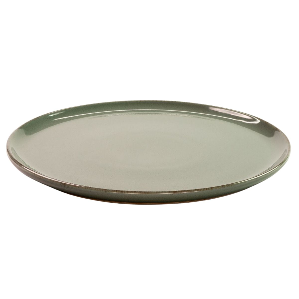 Jogo 6 Pratos Rasos de Cerâmica Laguna Verde 27cm