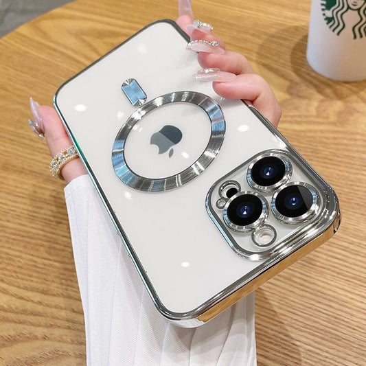 Capa Case Capinha Anti Impacto Magsafe P/ iPhone 14 Pro Max Cinza