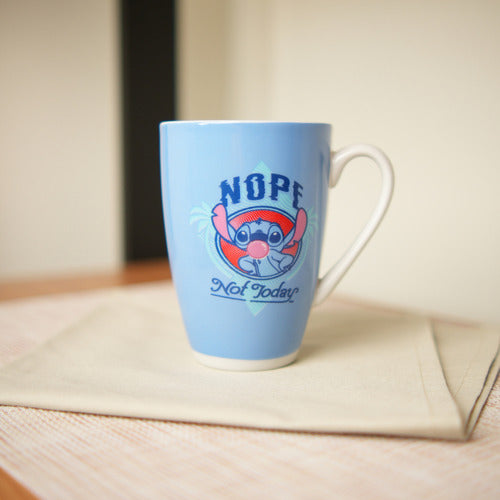 Caneca De Porcelana Stitch 350ml Licenciada Disney
