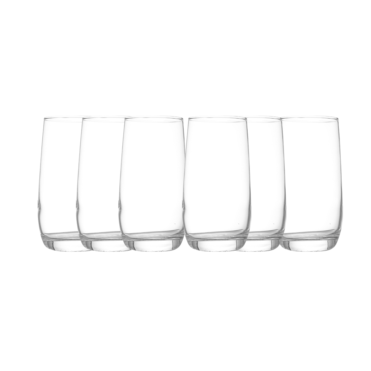 JOGO DE 6 COPOS DE VIDRO PARA ÁGUA 360ML