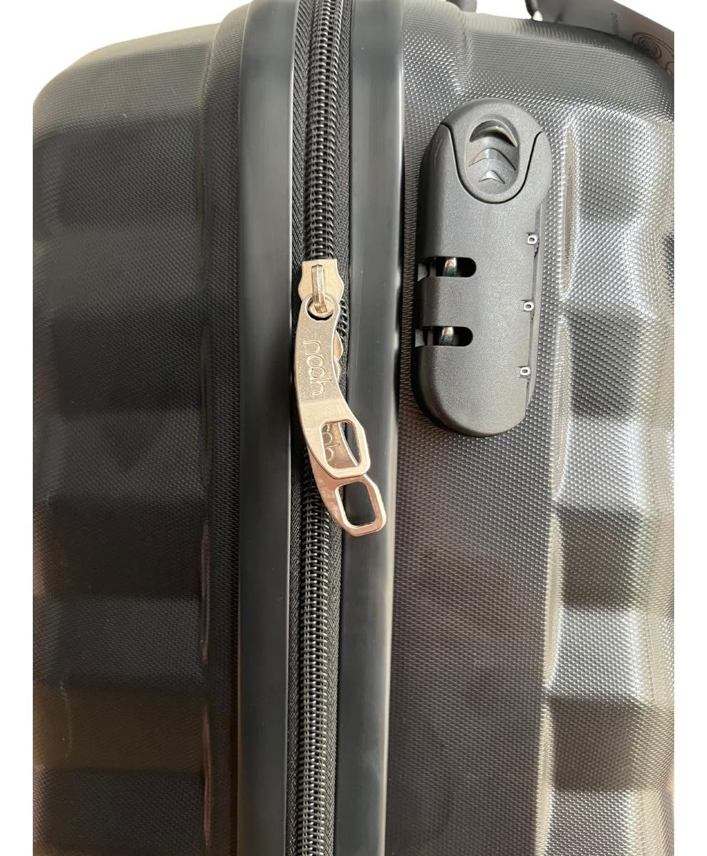 Mala De Viagem Bordo Preta 10kg Pequena Resistente Noah Home