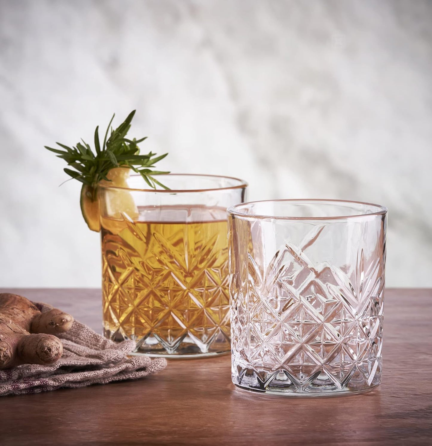 Jogo 4 Copos de Vidro para Whisky Timeless Pasabahçe - 345ml