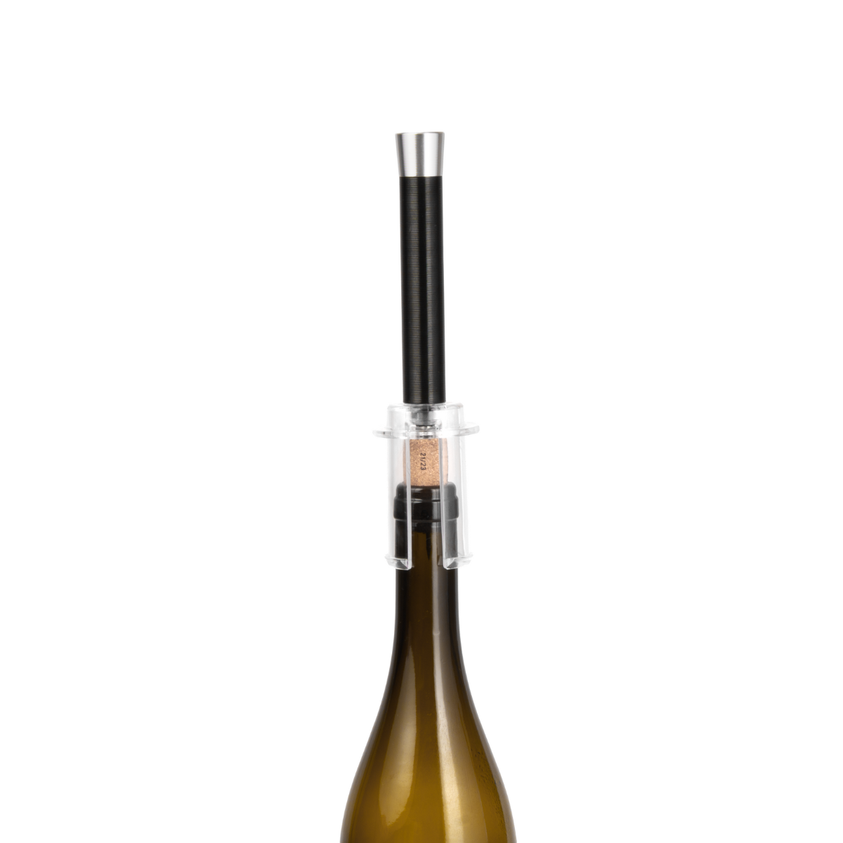 Saca Rolha Abridor Vinho Bomba de Pressão Alumínio - 19cm