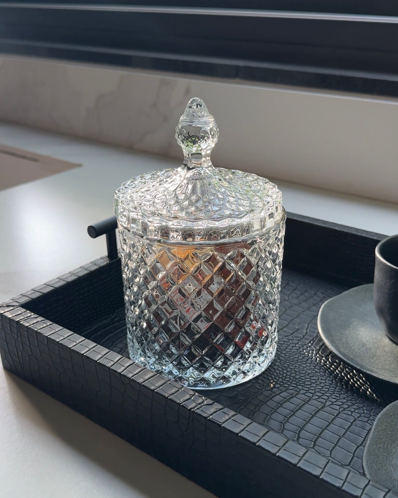 BOMBONIERE DE VIDRO 550ML