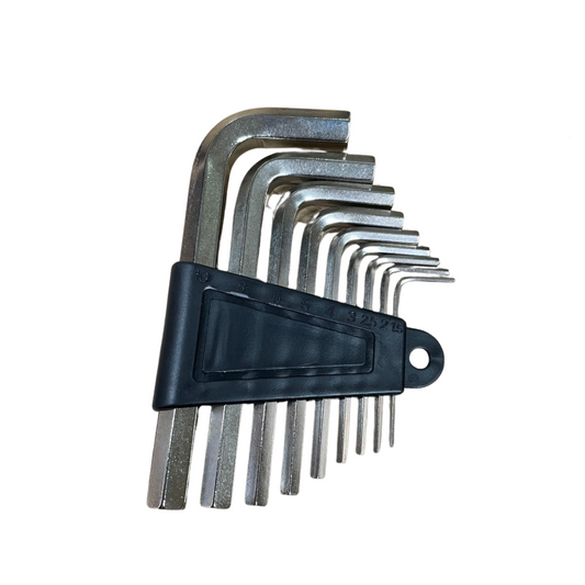 Jogo Chaves Hexagonais Allen 9 Peças Prateado