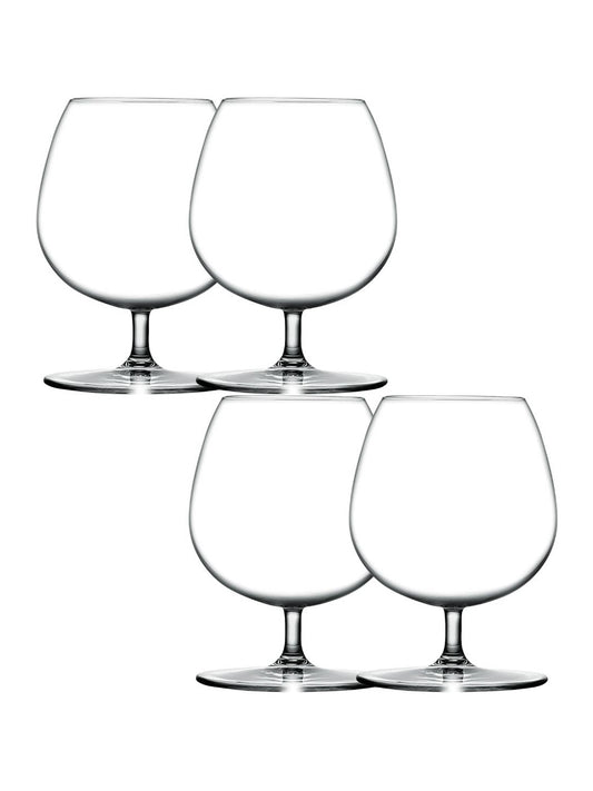 Jogo de 4 Taças para Conhaque de Cristal Nude - 915ml