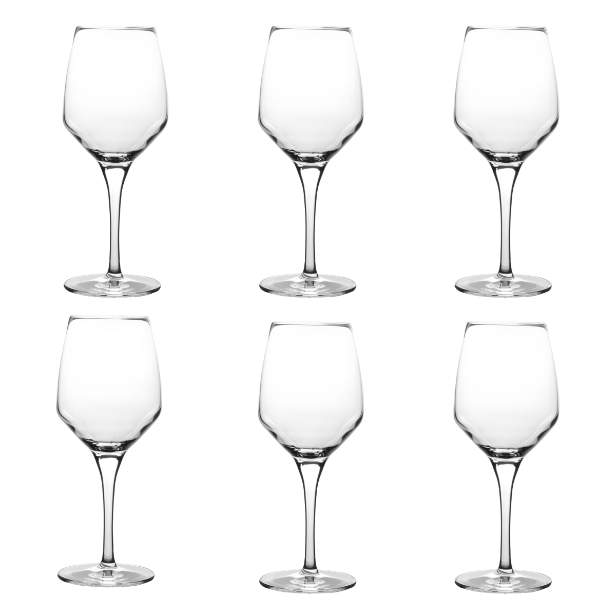 JOGO 6 TAÇAS DE CRISTAL PARA VINHO FAME - 400ML