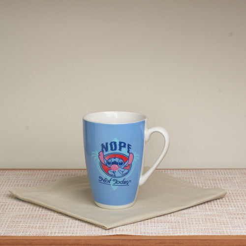 Caneca De Porcelana Stitch 350ml Licenciada Disney