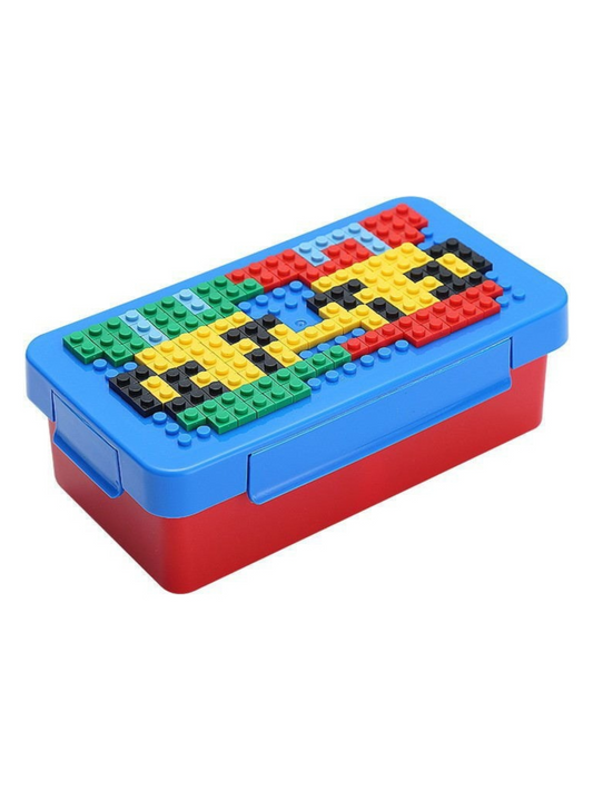 LANCHEIRA DIVERTIDA EM FORMATO LEGO