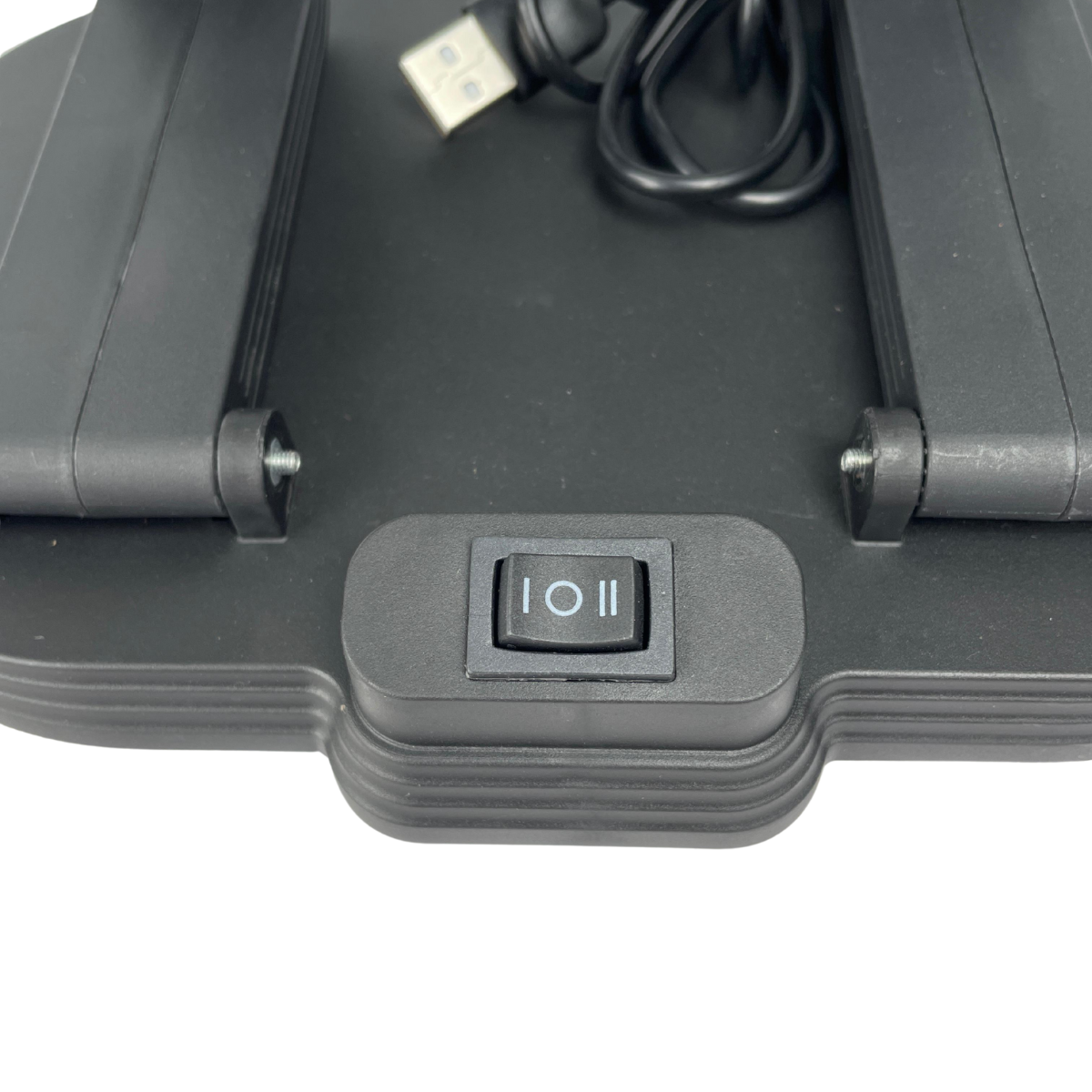 VENTILADOR DUPLO PORTÁTIL PARA CARRO/MESA PRETO USB