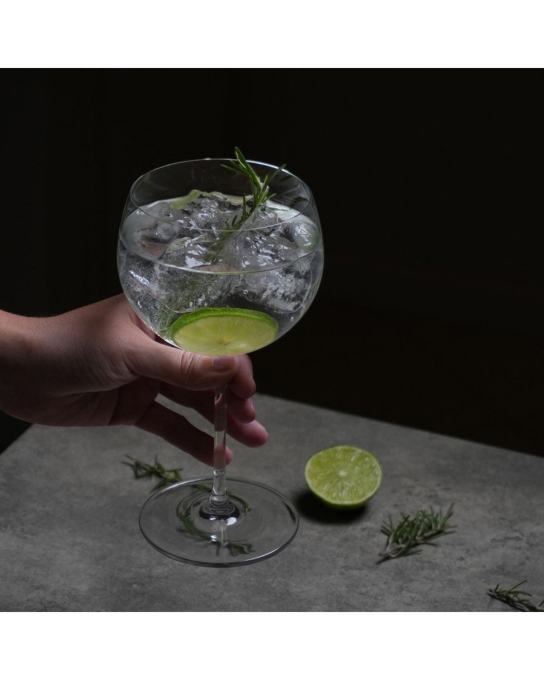 Jogo 4 Taças Para Gin Vidro Linha Nude - 550ml