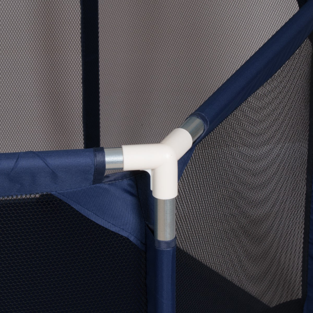 Cercado Infantil Hexagonal com Cesta Basquete Azul - 125cm